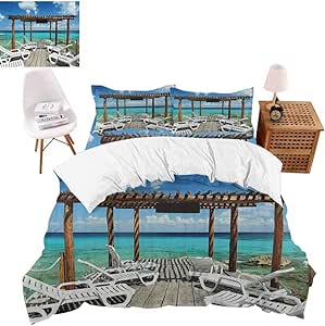 vroselv-home Juego de Ropa de Cama para niños, tumbonas SeaSunbeds