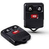 big-autoparts 2 Packs 3 Button Replacement Keyless Entry Remote Key Fob Compatible with Ford F150 F250 F350 Escape Expedition Explorer Ranger Mazda Mercury Lincoln CWTWB1U331 CWTWB1U345