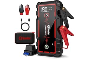 Jump Starter, 5000A Car Battery Booster Pack, Jump Box Battery Booster with 3 Modes Flashlight, 14 Protections Safety Jump Ca