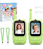 Walkie Talkies Con Vídeo Y Cámara Para Niños – Pack De 2 Con 4 Modos De Voz Y Pantalla HD