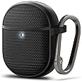 Spigen Classic Fit Designed for Google Pixel Buds Pro 2 (2024) and Pro 1 (2022) Case Cover with Keychain - Black