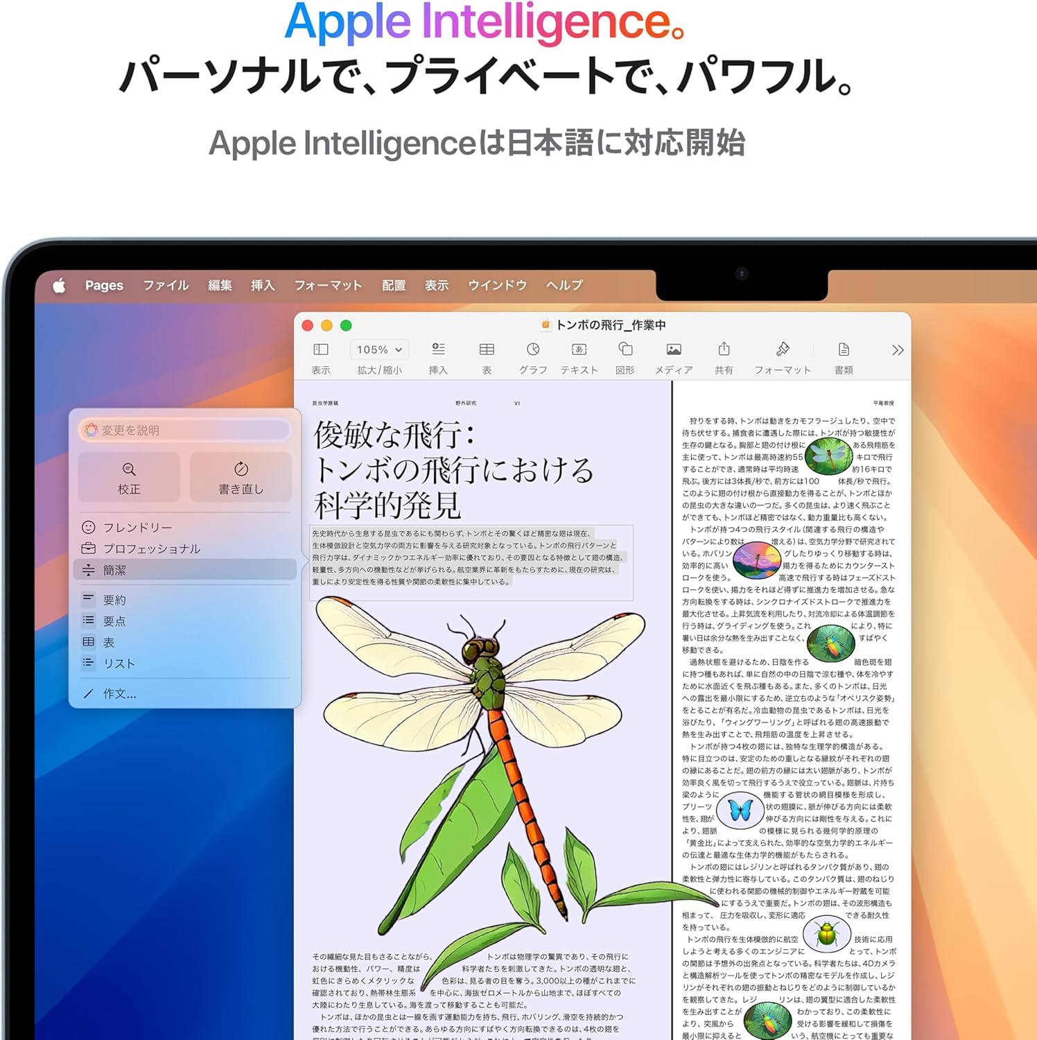 Apple 2025 MacBook Air M4 チップ搭載 13 インチノートブック: 16GBユニファイドメモリ、 256GB SSD ストレージ - ミッドナイト + 3年延長保証 AppleCare+ for 13インチMacBook Air(M4)