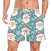 Crane and Pine Tree Men's Swim Trunks with Liner Summer Quick Dry Beach Shorts Swimwear Bathing Suit S-XXL
