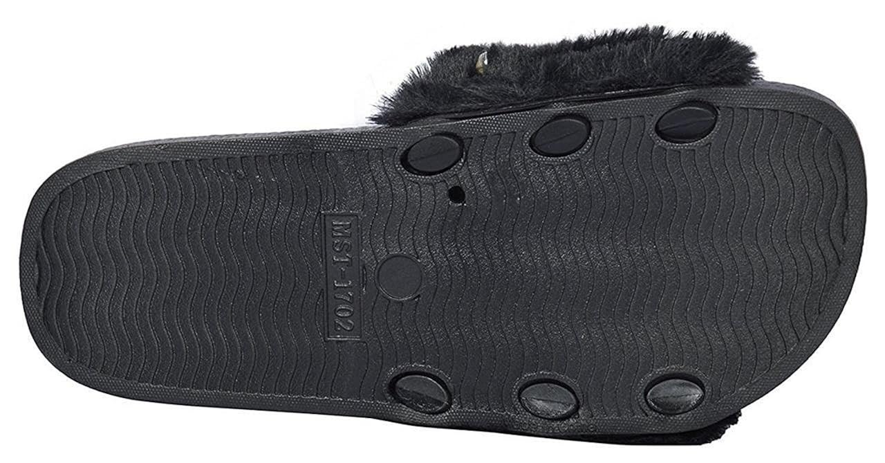 deeanne london women's fur slipper
