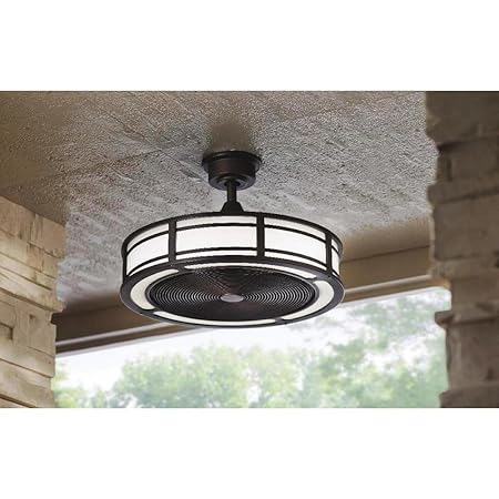 Brette Indoor Outdoor Ceiling Fan With Two 23w Led Light Strips