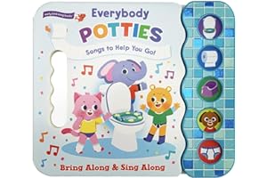 Everybody Potties - Songs To Help You Go! 5-Button Song Children's Board Book, Potty Training (Early Bird Song Books)