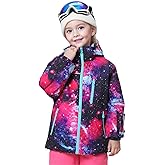 BGX Kids Girls Waterproof Ski Snow Jacket Windproof Winter Jacket Coats Outdoor Snowboarding with Hood