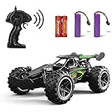 RC Cars, 2.4Ghz Monster RC Truck High Speed Racing Car, 1:18 2WD Toy Remote Control Cars for Boys and Girls with Two Recharge