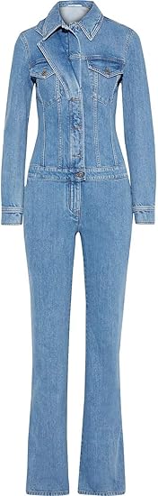 Amazon ステラ マッカートニー Stella Mccartney デニム ジャンプスーツ レディース ワンピース 並行輸入品 ワンピーススーツ 通販