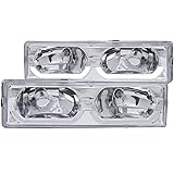 AnzoUSA 111300 Chrome/Clear Low-Brow Style