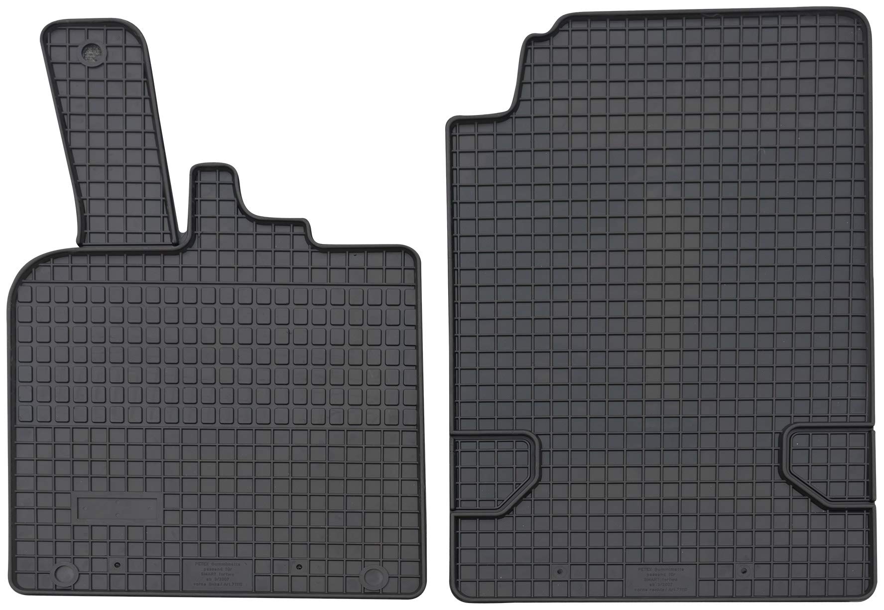 Petex High Edge Car Floor Mat as Dirt Trap