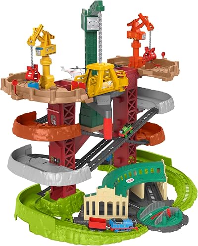 Thomas & Friends Multi-Level Track Set GXH09 with Thomas Percy Harold Engines