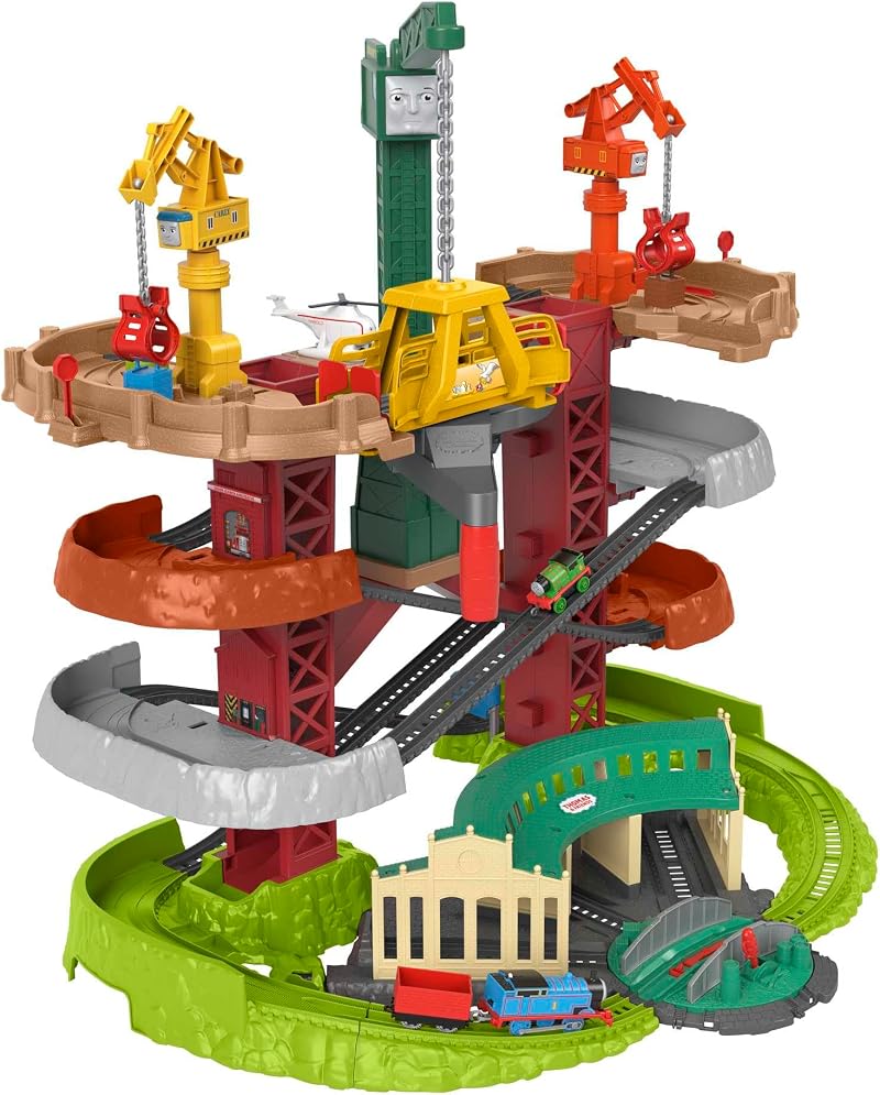 Thomas & Friends Multi-Level Track Set GXH09 with Thomas Percy Harold Engines