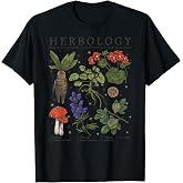 Harry Potter Herbology Plants Vintage Textbook Poster T-Shirt Tee for Men Women