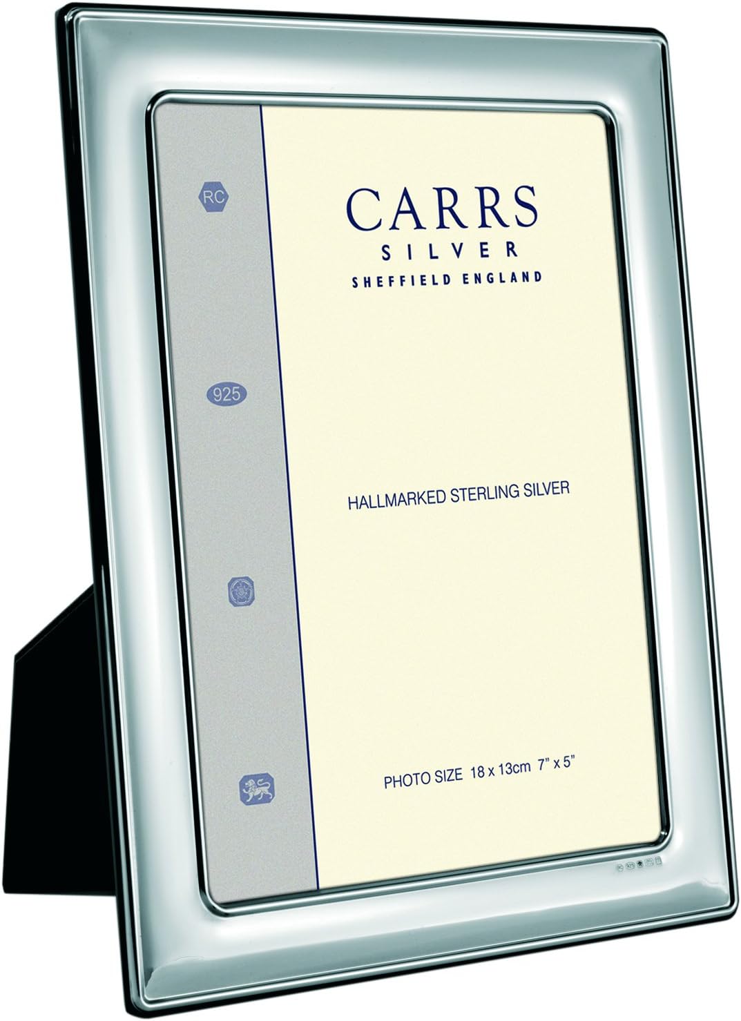 Carrs Silver Plain Lightweight Photo Frame - 7x5 Inch