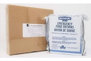 LP LAUNCHPRO LaunchPro Emergency Food Rations 3600 Calorie Food Bars. OnePack (Single Pack)