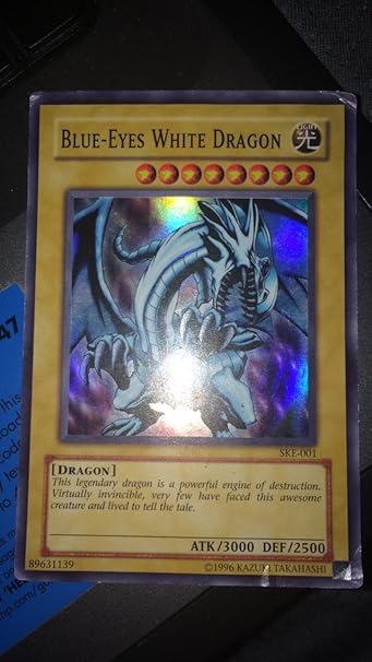 Yu Gi Oh Blue Eyes White Dragon Ske 001 Starter Deck Kaiba Evolution Unlimited Edition Super Rare Amazon De Toys Games