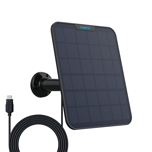 REOLINK Solar Panel Power Supply Designed for Reolink Home