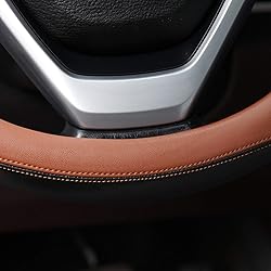 Valleycomfy Microfiber Leather Steering Wheel Cover