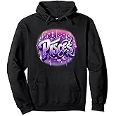 Purple Pisces Zodiac Star Sign Pullover Hoodie