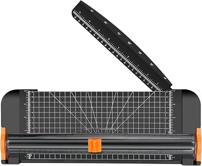 NOKAPIN 12 Inch Guillotine Paper Cutter A4 with Safety Guard & Ruler