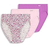 Jockey Women's Underwear Elance French Cut - 3 Pack, Lavender Scent/Pretty Purple Meadow/Pink Opal, 5