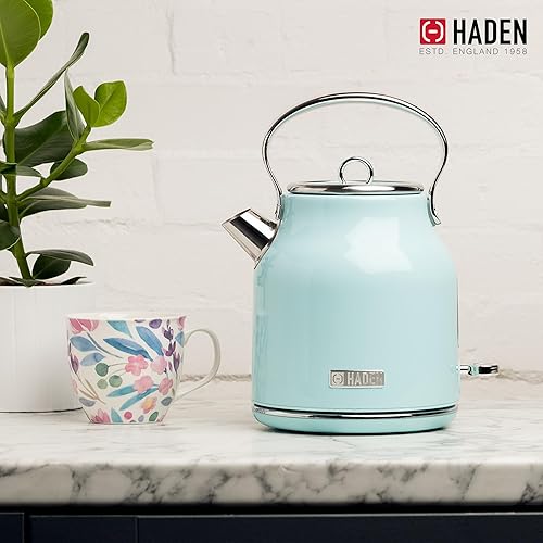 Haden Heritage Liter Stainless Steel Electric Kettle, Hot