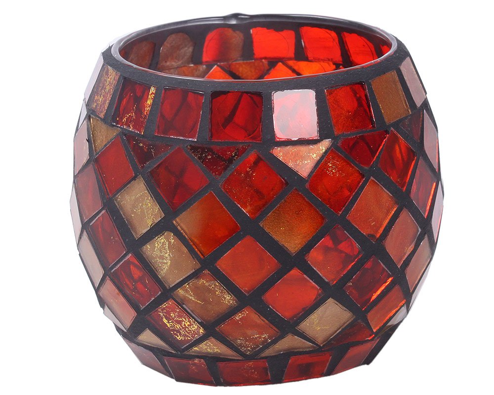 Leegoal(TM) Mosaic Glass Tea Light Votive Candle Holders Candleholder