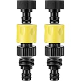 Pressure Washer Adapter Compatible with Karcher K1-K5 &amp; G220-G4000 | Quick connect fittings, 3/4 in garden hose adapter, Leak-resistant washers, Outdoor cleaning