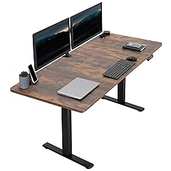 VIVO Electric 71 x 30 in Rustic Standing