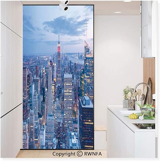 Glasfolie Ohne Kleber Fensteraufkleber Papier Statisch Haftend Sichtschutz Tur Dekor Polka Dots Stern Figuren Hintergrund Artsy Retro Stil Kleine Kreise Illustration Nicht Selbstklebend Wandbild Fur Kuche Badezimmer Dunkel Art Deco W30xl59 8inch Color7