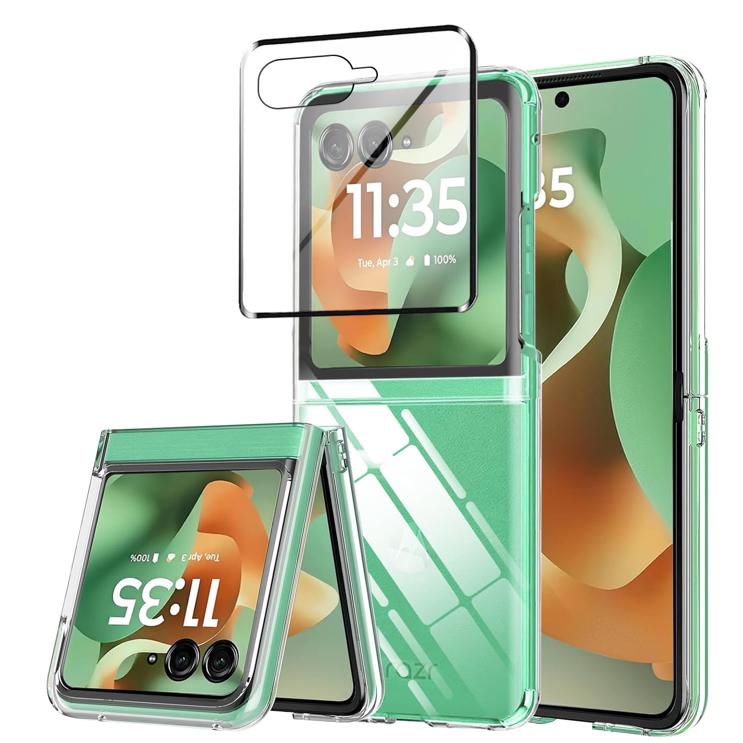 LWLFEKA for Motorola Razr 2025/2024 Case with Front