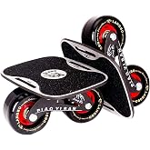 Drift Skates Split Skateboard Portable Roller Skate Deck Freeline Drift High Rebound Skate Freeline Skate with PU Wheels and High Speed Bearings
