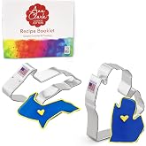 Ann Clark Texas Cookie Cutter Set - 5 Piece, USA Made, Includes Texas, Star, Longhorn, Cowboy Boot - View #3