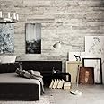SIBERIAN HERITAGE Shiplap Boards for Wall - Reclaimed Wood Planks for Rustic Decor - Set of 12 Barnwood Planks (32 x 4 x 0.3 Inch) - 10.7 Sq Ft in 1 Box - DIY (Nailed or Glued)|… (Whitr)…