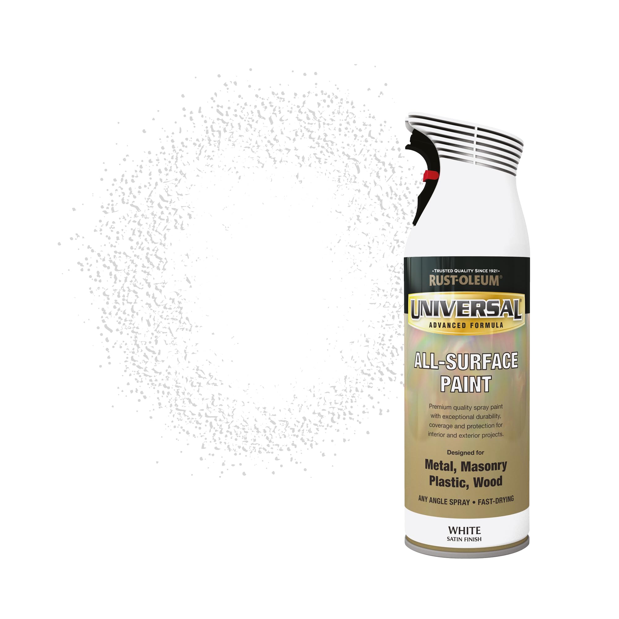Rust-Oleum 400ml Universal Spray Paint - Satin White