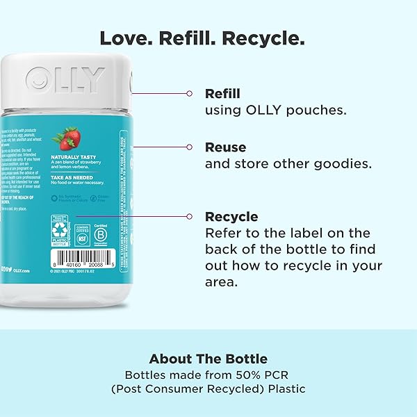 OLLY OLLY GOOD BYE STRESS GUMMIES (84COUNT), 84COUNT