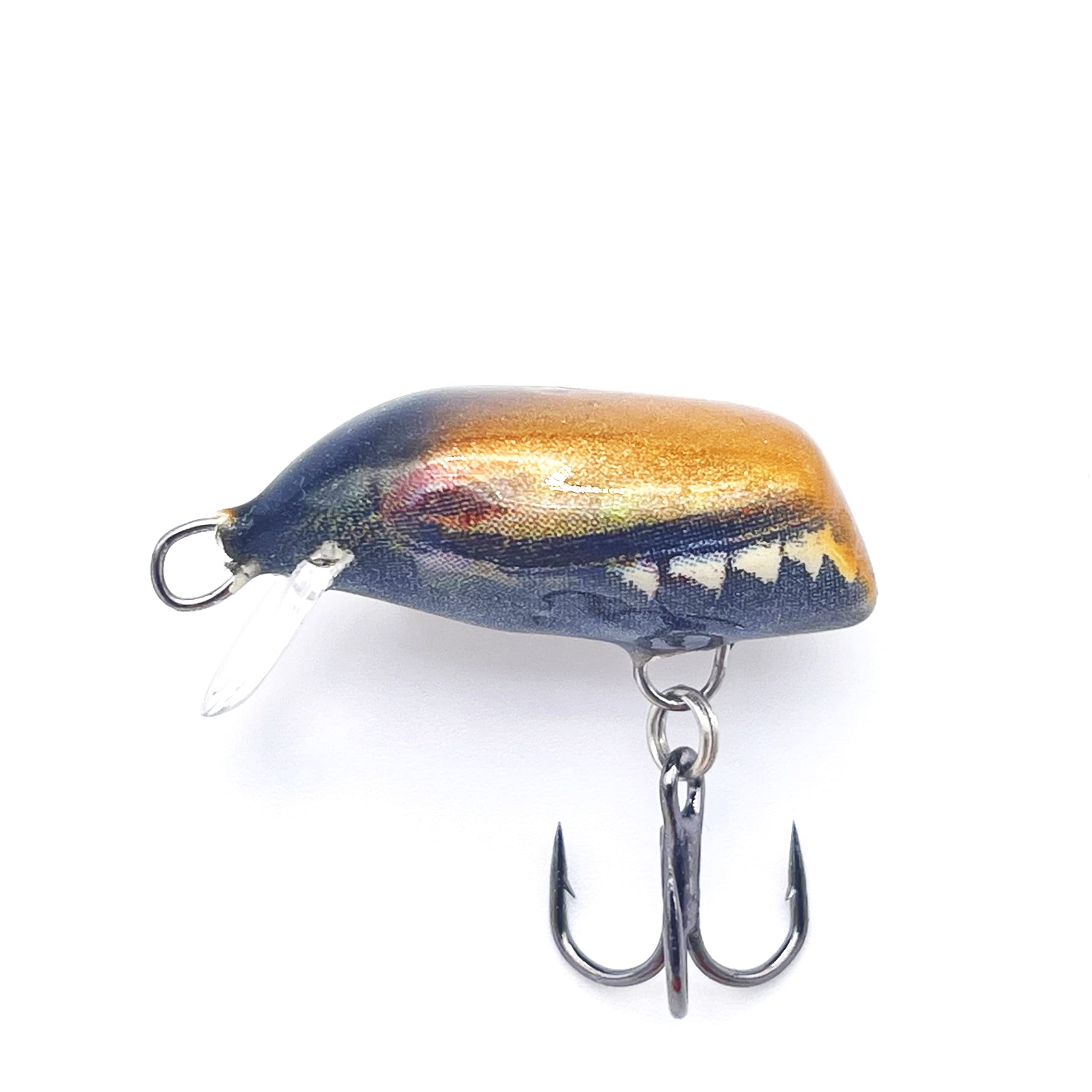 EVERBAY DORADO Wobbler Fishing Lure-Artificial Hard Crankbait-Fishing Tackle, Topwater Life-Like Swimbait for Chub, Asp, Perch for Spinning and Trolling in Freshwater, Floating - BEETLE 3cm NBT