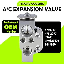 4752077 A/C Expansion Valve Compatible with