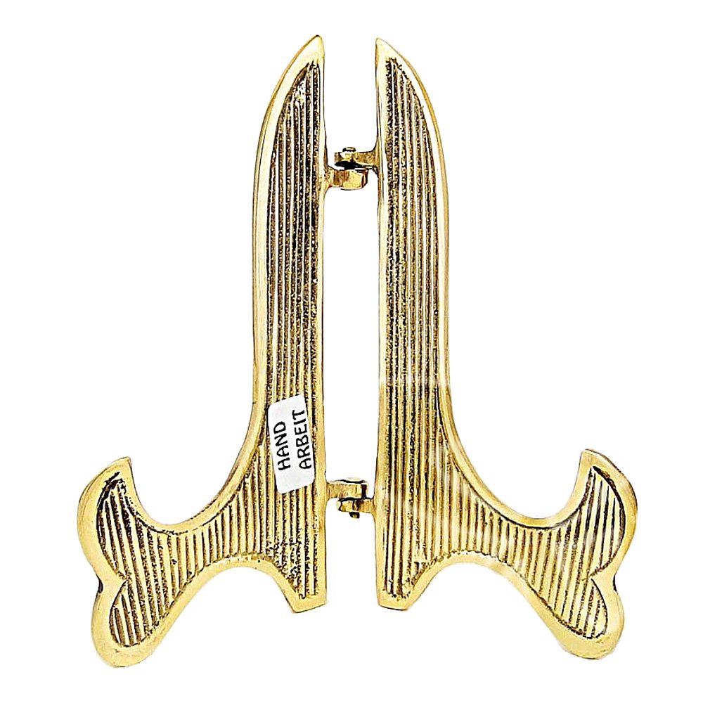 NKlaus 22cm Stand Solid Brass Handmade icon, Book, Plate Stand Gift 2785