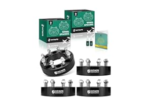 YHTAUTO 8x6.5 Inch Wheel Spacers 2 Inch Fits Chevy Silverado, GMC Sierra, Ram 2500/3500, Nissan, Hummer Models Tire Spacers w