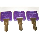 Global Link G349 Keys RVs Motorhome Trailer Key Cut to Key/Lock Number Three 3 Purple RV Keys GLOBAL LINK LOCK Replacement Keys