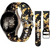 POFMGT 20mm Silicone Sport Bands Compatible for Galaxy Watch 6/Watch 5/Galaxy Watch 4 40mm 44mm/Classic 42mm 46mm/Watch 3 41mm, Active 2 Watch Bands, Replacement Strap for Women