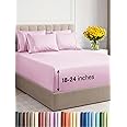 Extra Deep Queen Sheet Set - 6 Piece Breathable & Cooling Sheets - Hotel Luxury Bed Sheets Set - Easy & Secure Fit - Soft, Wrinkle Free & Comfy Sheets Set - Light Pink Sheet Set w/Extra Deep Pockets