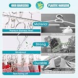 Sinnsally Folding Sock Dryer with 36 Pegs Stainless Steel Clothes Hanger view 5