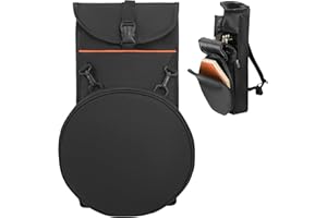 Amazing Fair Silent Drum Pad Bag for 12 Inch, Practice Drum Pad Set Backpack