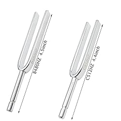 8 Packs Tuning Fork Set With Striking Hammers