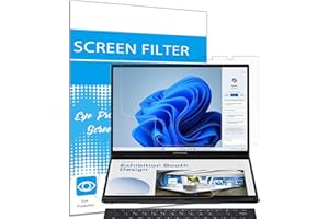 i-Tensodo 2 Pack 14 inch Anti Glare Screen Protector for 2025-2024 ASUS Zenbook Duo 2-in-1 Laptop Dual 14'' OLED (UX8406), Ey