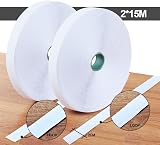 ilauke 15m Hook and Loop Tape Self Adhesive 20 mm White Heavy Duty view 8