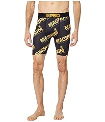 PSD Men's Magnum Allover Boxer Briefs, Black, XXL